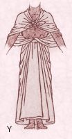 Egyptian cloak of the sixth century B.C.