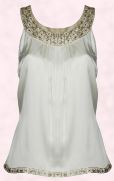 Monsoon - Charlize Beaded 100% Silk Satin Top,  Price: �55.00. 