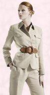 House of Fraser Womenswear Spring Summer 2008 - Linea range safari trouser suit.