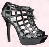 Red Herring Hot Off the Catwalk Caged Platform Shuboot �35/�54  - Autumn/Winter 2009 Women's Accessories at Debenhams.