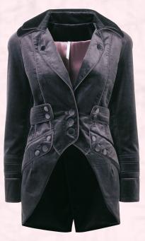 Velvet Military Style Smoking Jacket £65/105. Dorothy Perkins AW09 
