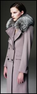 Autumn 2009, Winter 2010 - Investment dressing with an Aquascutum grey cashmere luxury coat.