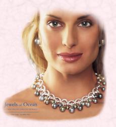 High jewellery - Jewels of Ocean - South Sea pearls and diamond necklace.
