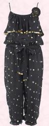 River Island black star print jumpsuit.