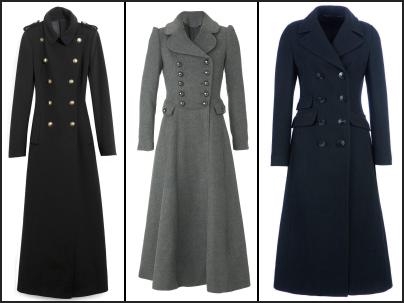 Women's Military Maxi Coats