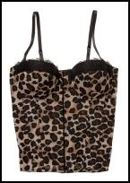 Animal Print Bustier Corset Top Fashion for Winter 2011/12