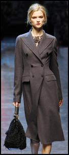 Dolce & Gabbana Man Tailored Double Breasted Coat.