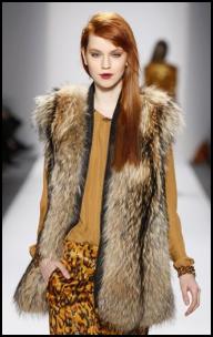 Cynthia Steffe AW11 Fur Gilet.