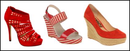 Red Wedge Shoes.