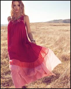 70s flowing dress