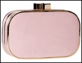 nude pink clutch bag