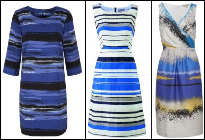 M&Co Boutique Blur Seaside Stripe Dress.