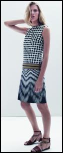 Hobbs Tribal Spot Shift Dress.