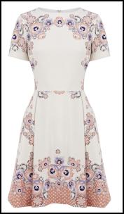 Border Print Dress.
