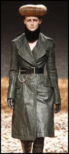 Leather Fashions by McQueen.