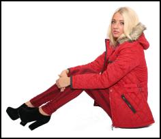Pilot Red Quilted Jacket AW12/13.
