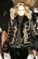 Roberto Cavalli�s fox trim Russian jacket at around $11,700.
