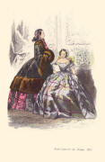 1857 OUTDOOR DRESS AND CONCERT DRESS