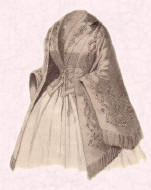 Picture of early Victorian mantelet 1852