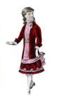 1880 Straighter dress style for child.
