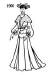 Link to free costume history silhouette images 1900-1910