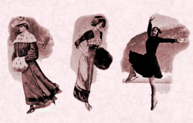 Skaters 1903, 1911 and 1934