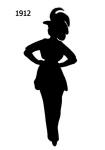 Black Fashion Silhouette 1912