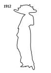 Outline Fashion Silhouette 1912
