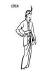 Link to free costume history silhouette images 1914-1915