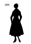 Black Fashion Silhouette 1915