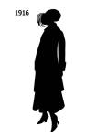 Black Fashion Silhouette 1916