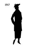 Black Fashion Silhouette 1917
