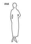 Image of Outline Fashion Silhouette 1918