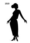 Black Fashion Silhouette 1919