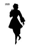 Picture of Black Fashion Silhouette 1920