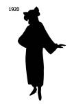 Picture of Black Fashion Silhouette 1920