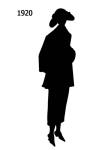 Black Fashion Silhouette 1920