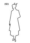Image of Free Outline White Silhouette 1921