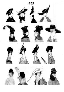 1922 Hat Styles