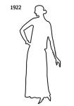 Image of Free Outline White Silhouette 1922
