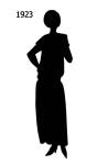 Picture of Black Fashion Silhouette 1923