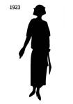 Picture of Black Fashion Silhouette 1923