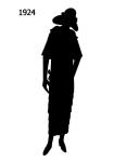 Picture of Black Fashion Silhouette 1924