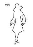 Image of Free Outline White Silhouette 1926