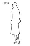 Image of Free Outline White Silhouette 1926