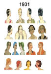  C20th Hair Styles & Hats Images Fashion History 1932