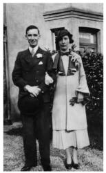 Mr. and Mrs. Morgan's Wedding Photograph 1935
