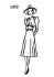 Link to free costume history silhouette images 1938-1939