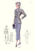 1949 Facon Tailleur Trade Fashion Design Images 
