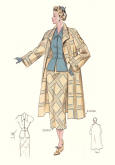 1949 Facon Tailleur Trade Fashion Design Images 